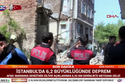 istanbul yıkılan bina, istanbul deprem yıkılan bina, istanbul deprem, fatih yıkılan bina, istanbul deprem son dakika