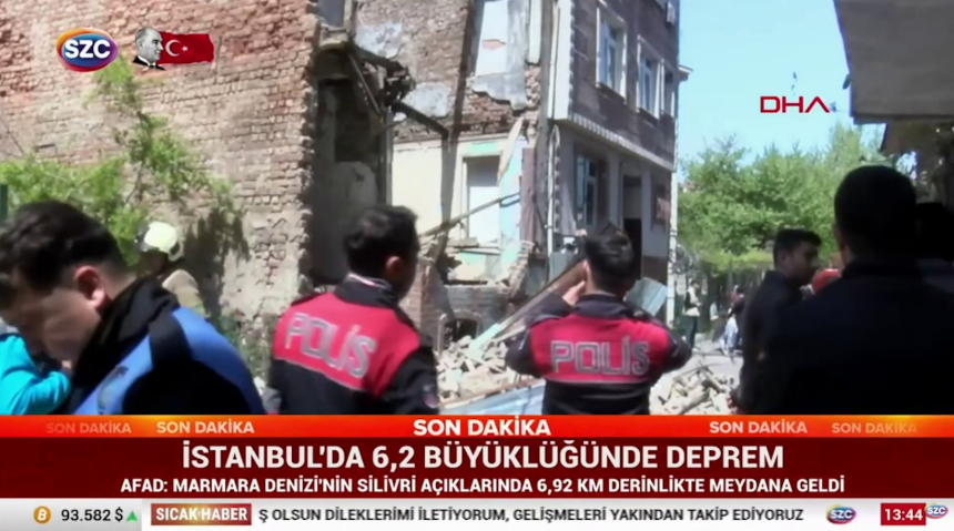 istanbul yıkılan bina, istanbul deprem yıkılan bina, istanbul deprem, fatih yıkılan bina, istanbul deprem son dakika