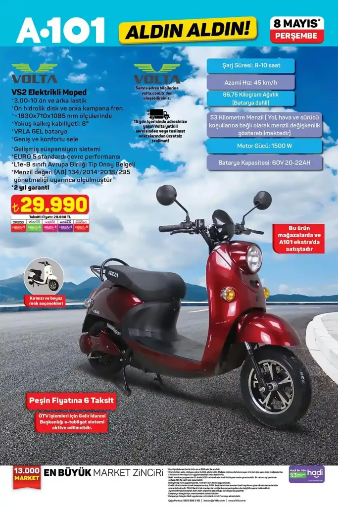 a101 aktüel 8 Mayıs 2025, a101 televizyon kampanyası, a101 makyaj masası, a101 küçük ev aletleri, a101 elektrikli moped