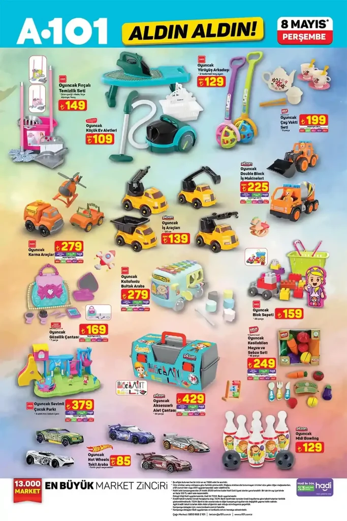 a101 aktüel 8 Mayıs 2025, a101 televizyon kampanyası, a101 makyaj masası, a101 küçük ev aletleri, a101 elektrikli moped