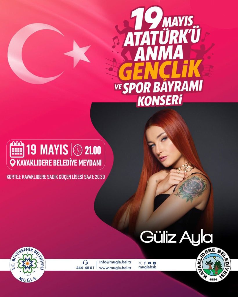 Muğla Büyükşehir Belediyesi, Muğla Büyükşehir Belediyesi konser, menteşe 19 mayıs konseri, seydikemer 19 mayıs konseri, 19 mayıs konseri muğla muğla 19 mayıs konseri