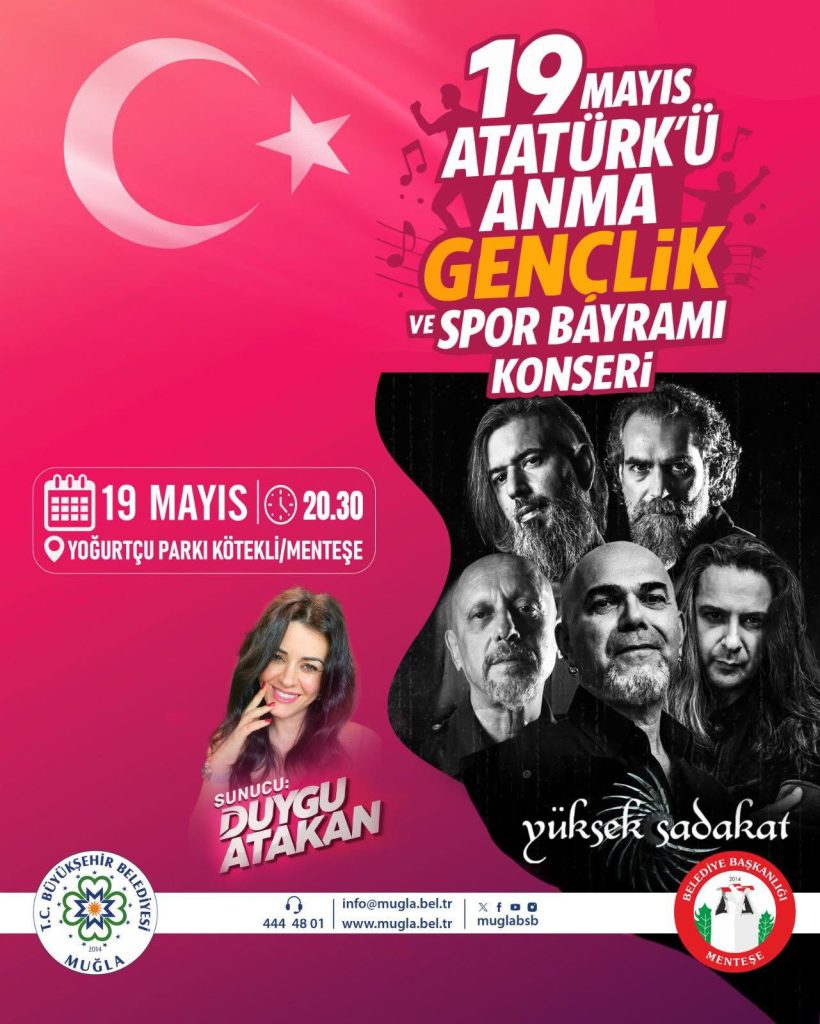 Muğla Büyükşehir Belediyesi, Muğla Büyükşehir Belediyesi konser, menteşe 19 mayıs konseri, seydikemer 19 mayıs konseri, 19 mayıs konseri muğla muğla 19 mayıs konseri