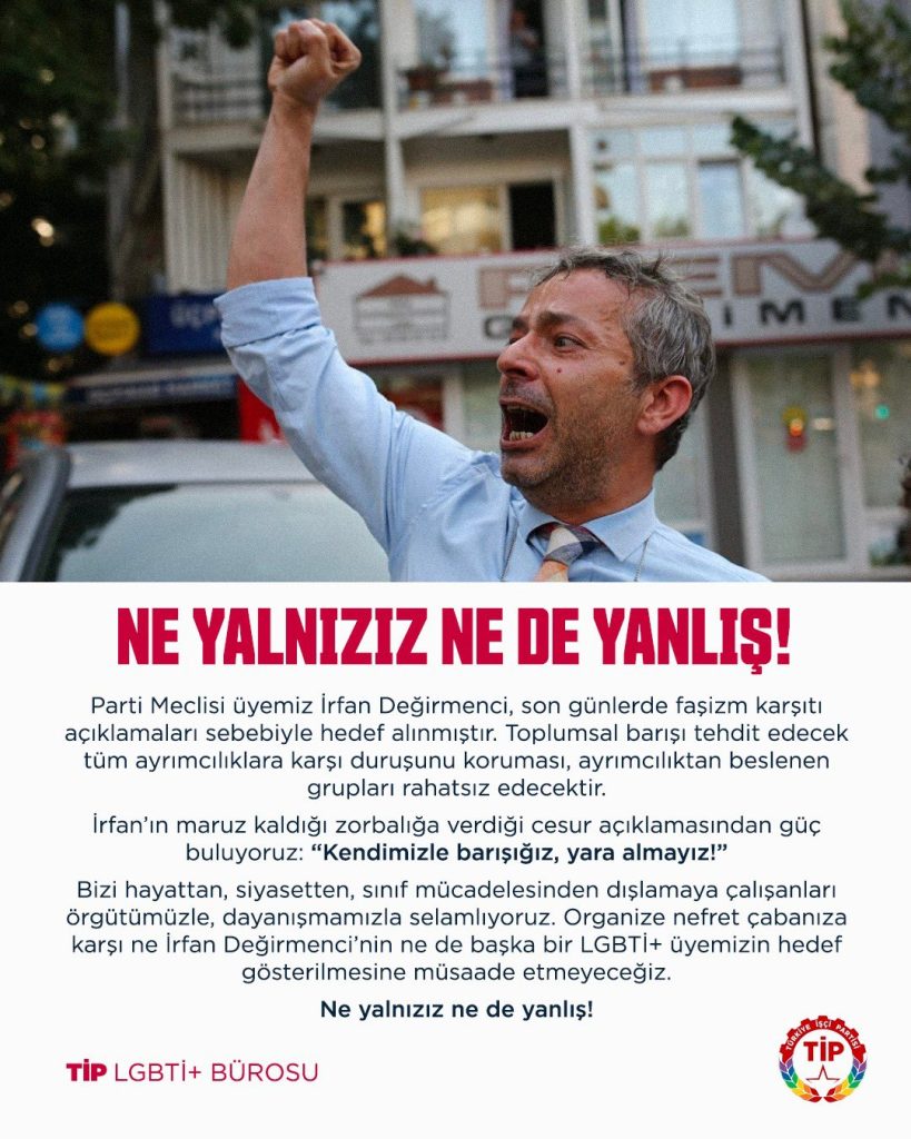 irfan değirmenci lgbt, irfan değirmenci, irfan değirmenci kimdir, irfan değirmenci kim, irfan değirmenci 1 mayıs