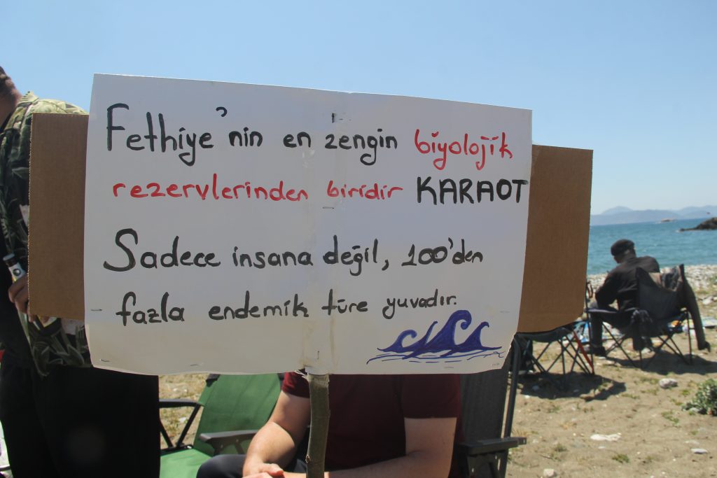 yeryüzü sanatı, fethiye karaot, fethiyede yeryüzü sanatı, yeryüzü sanatı örneği, dağ taş aş bizimdir platformu