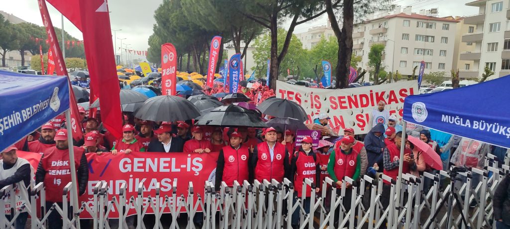 Muğla 1 Mayıs mitingi, menteşe, muğla