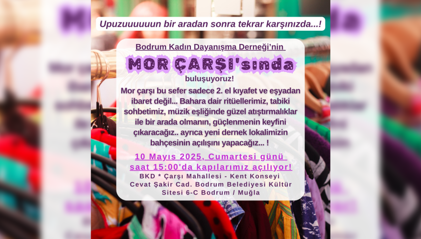 bkd mor çarşı, Bodrum Kadın Dayanışma Derneği ,