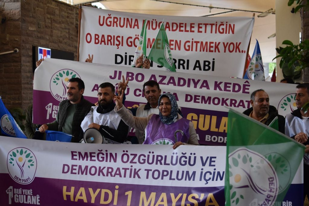 bodrum 1 mayıs yürüyüşü bodrumda 1 mayıs