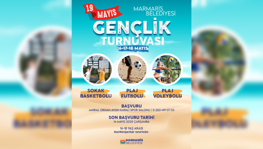 marmaris gençlik turnuvası, 19 Mayıs Atatürk'ü Anma Gençlik ve Spor Bayramı Marmaris Belediyesi turnuva