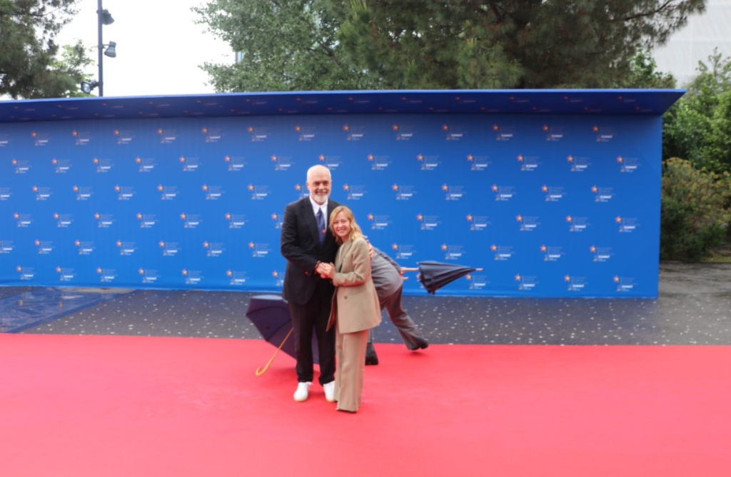meloni, arnavutluk, edi rama meloni, meloni italya, giorgia meloni