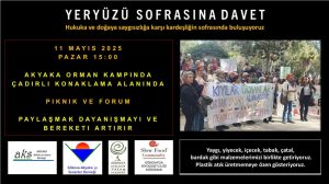Akyaka Orman Kampı, Akyaka Orman Kampı yeryüzü sofrası akyaka kampı doğa tahribatı, yeryüzü sofrası