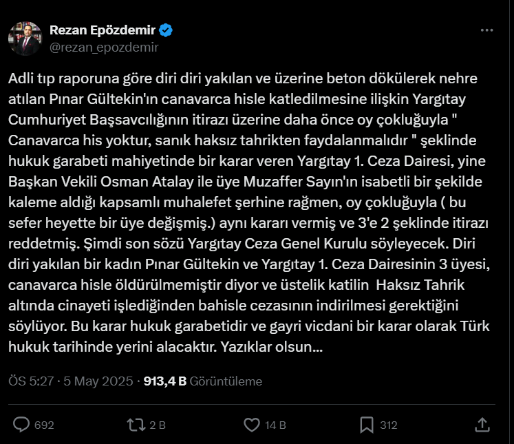 Pınar Gültekin yargıtay, yargıtay pınar gültekin davası kararı, Cemal Metin Avcı, pınar gültekin davası