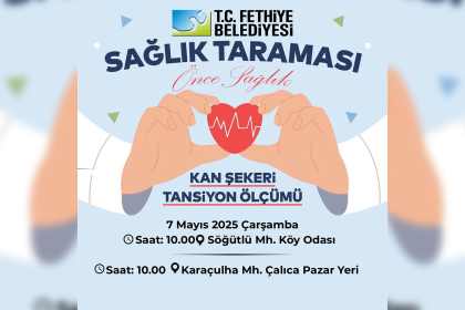 fethiye belediyesi fethiye belediyesi etkinlik fethiye şeker ve tansiyon ölçümü