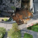 maslak yol çöktü sarıyer yol çöktü eski büyükdere caddesi sarıyer'de yol çöktü büyükdere caddesi