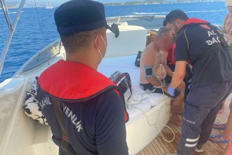 fethiye, göcek fethiye, fethiye açıklarında tıbbi tahliye, sahil güvenlik fethiye, fethiye sahil güvenlik