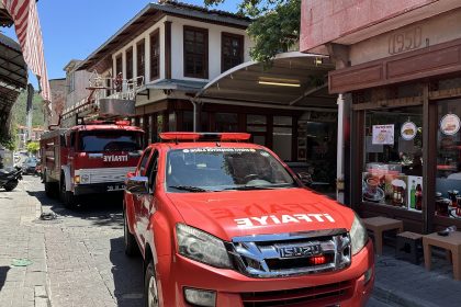 muğla baca yangını