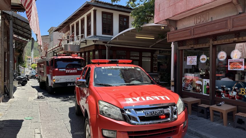 muğla baca yangını