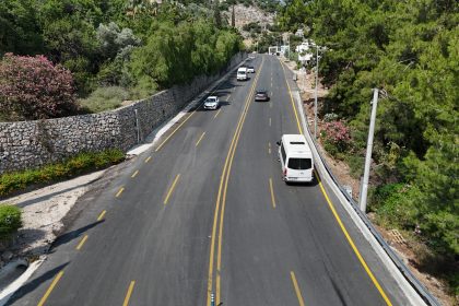 fethiye ölüdeniz yol çalışması fethiye ölüdeniz yolu fethiye ölüdeniz 3. etap yol çalışması
