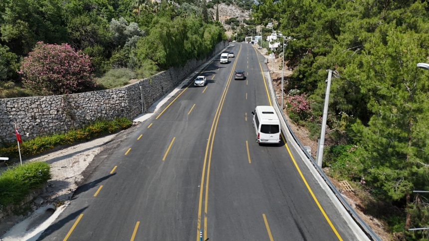 fethiye ölüdeniz yol çalışması fethiye ölüdeniz yolu fethiye ölüdeniz 3. etap yol çalışması