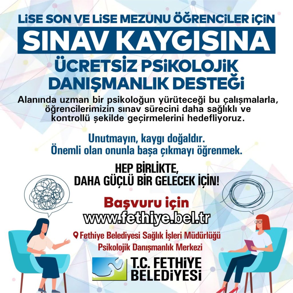 fethiye belediyesi psikolojik destek fethiye öğrencilere psikolojik destek fethiye sınav psikolojik destek