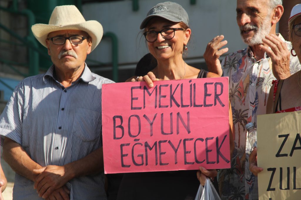  fethiye emekli eylemi 100. hafta fethiye emekliler dayanışması