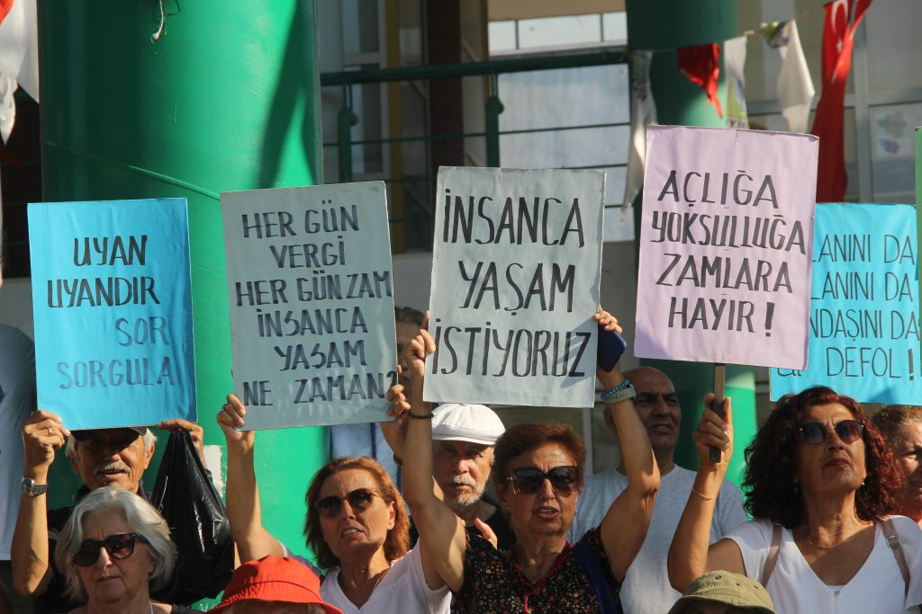  fethiye emekli eylemi 100. hafta fethiye emekliler dayanışması