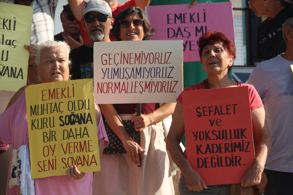  fethiye emekli eylemi 100. hafta fethiye emekliler dayanışması
