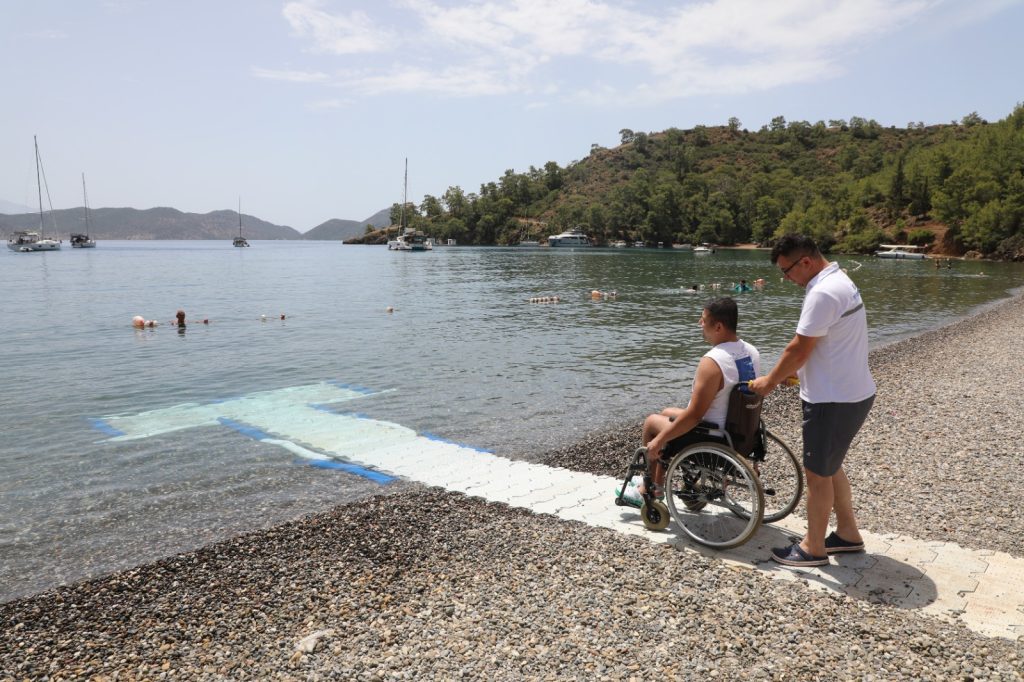 muğla engelsiz plajlar, engelsiz plajlar, muğla plajlar, muğla büyükşehir belediyesi , muğla büyükşehir belediyesi engelsiz plajlar