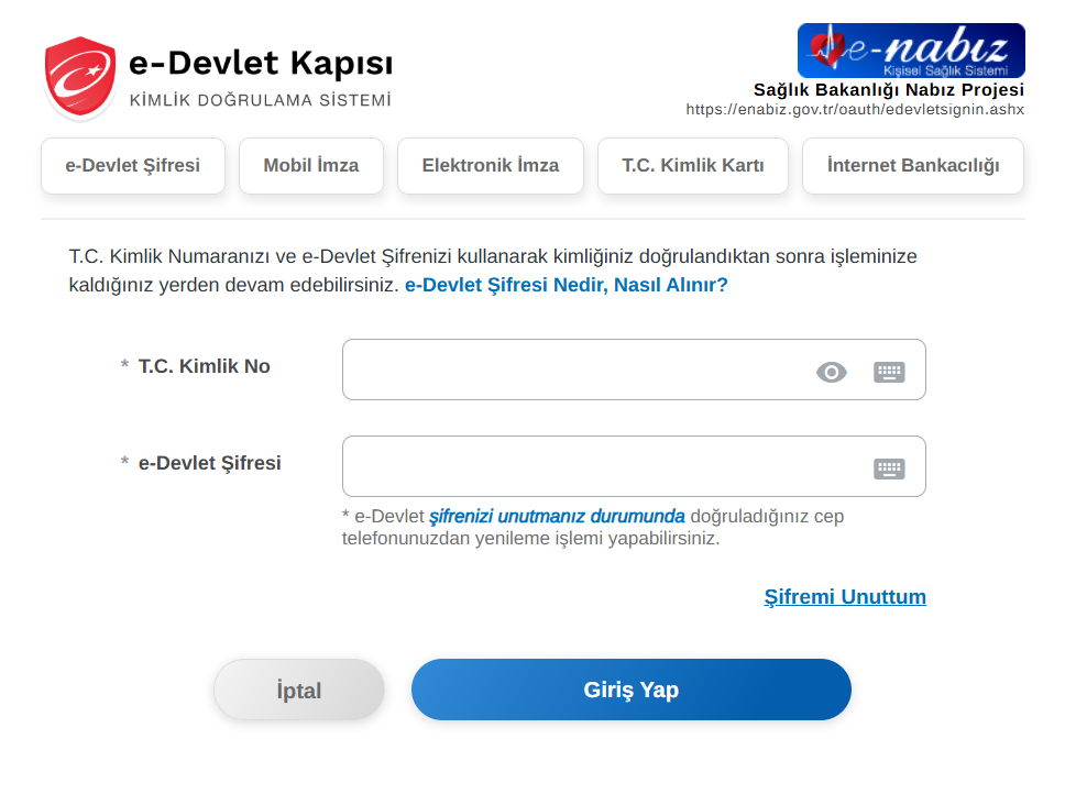e-nabız giriş, e-nabız randevu nasıl alınır, e-nabız şifre unuttum, e-nabız sonuçları, e-nabız nasıl giriş yapılır