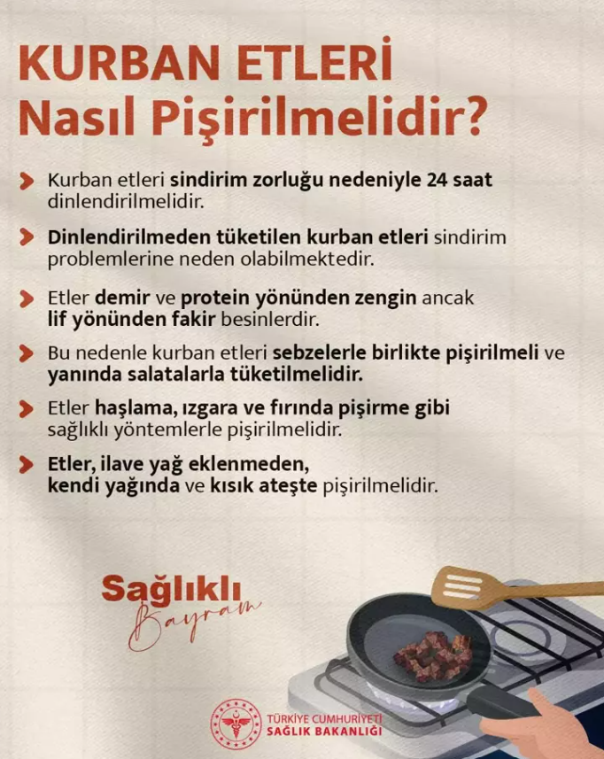 kurban eti nasıl saklanır, kurban eti nasıl pişirilir, kurban eti yıkanır mı, kurban eti ne kadar dinlendirilir, kurban eti
