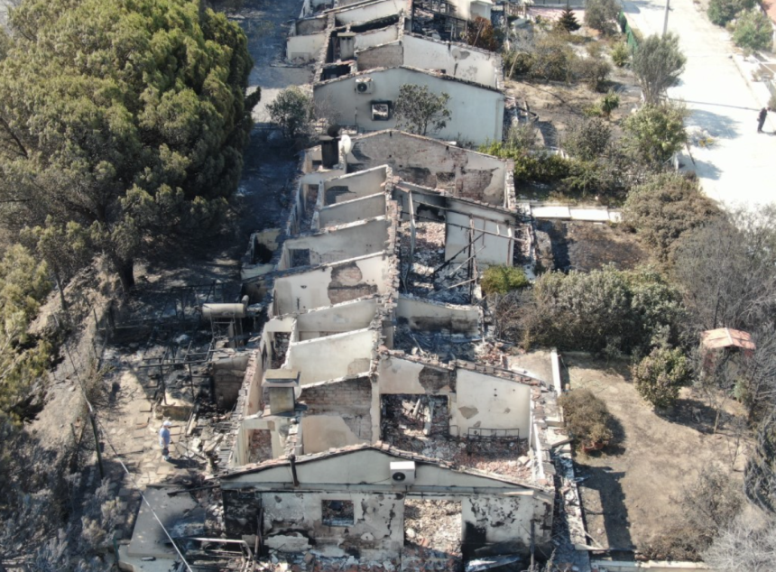 izmir seferihisar orman yangını, doğankent sitesi seferihisar, seferihisar doğankent sitesi, izmir seferihisar yangını, doğankent sitesi yangın