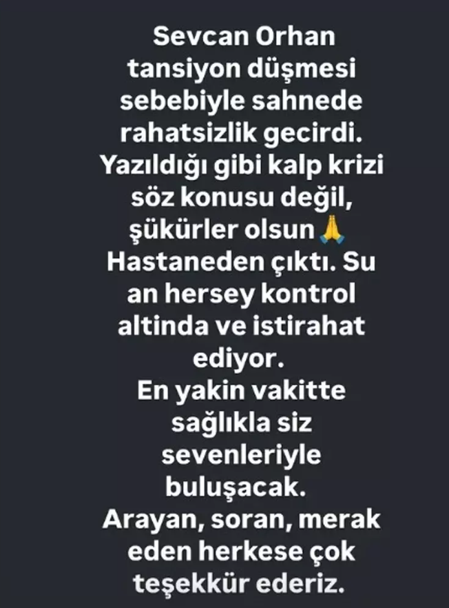 sevcan orhan son durumu, sevcan orhan nereli, sevcan orhan kalp krizi, sevcan orhan kalp krizi geçirdi, sevcan orhan