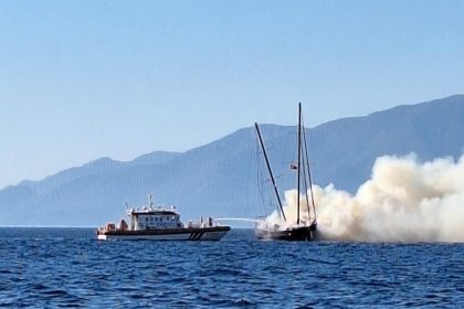 bodrum tekne yangını bodrum tekne yangını çıktı