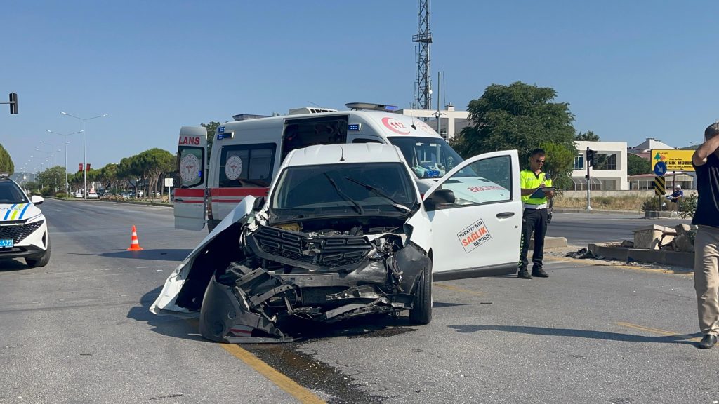 menteşe trafik kazası, menteşe yaralı, menteşe iki araç çarpışması, menteşe kaza