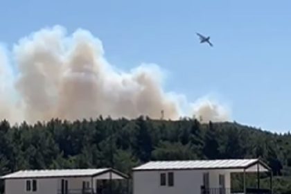 urla yangın, izmir urla yangın, urla orman yangını, izmir orman yangını, urla yangın son dakika