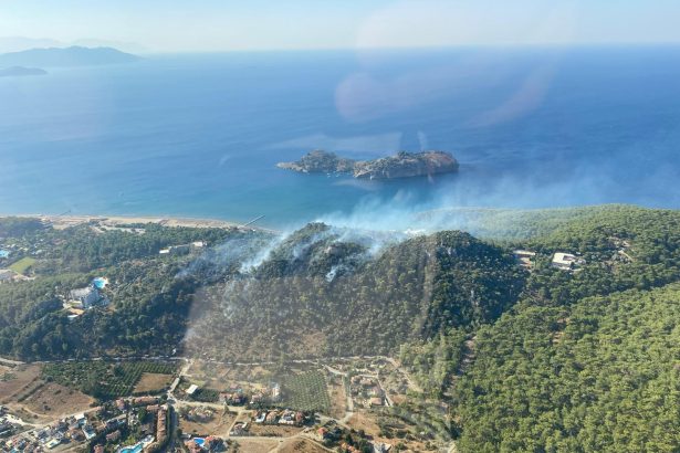 sarıgerme, ortaca, sarıgerme orman yangını, sarıgerme yangın, ortaca yangın
