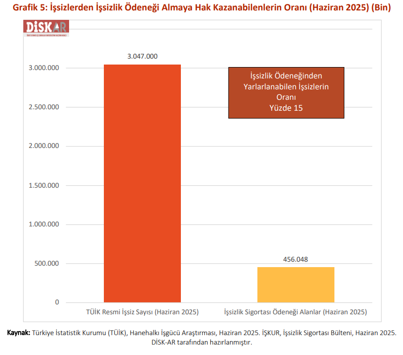 disk ar, işsizlik sayısı, disk işsizlik, geniş tanımlı işsizlik, işsizliğin görümü raporu