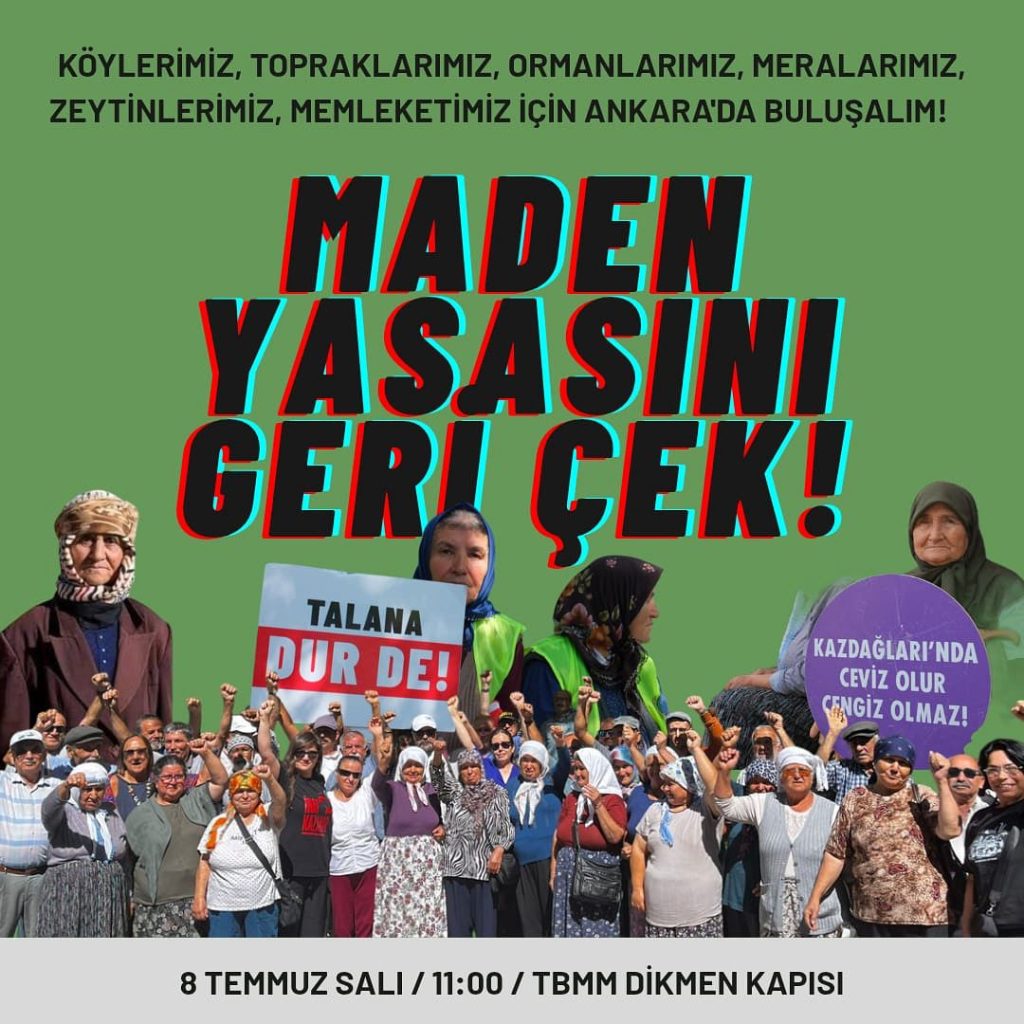 maden yasası akbelen ikizköylüler maden yasası maden yasası nöbet