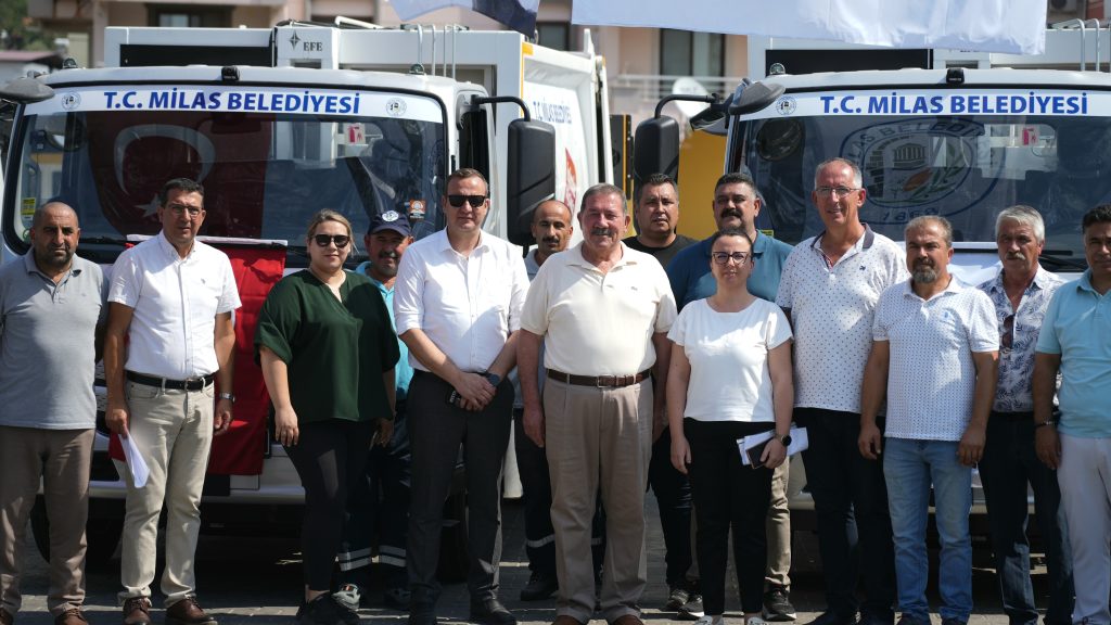 milas belediyesi, milas, milas belediyesi araç filosu, milas belediyesi araç, milas belediyesi araç tanıtım töreni