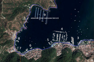 fethiye Yat ve Tekne Bağlama İskelesi Projesi aksazlar yat bağlama iskelesi