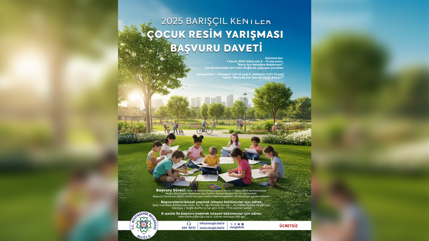 Barış İçin Belediye Başkanları Ağı 2025 “Barışçıl Kentler” Çocuk Resim Yarışması