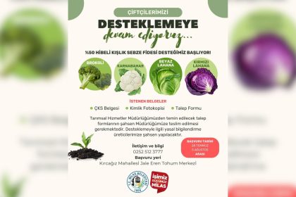 milas belediyesi, milas kışlık sebze