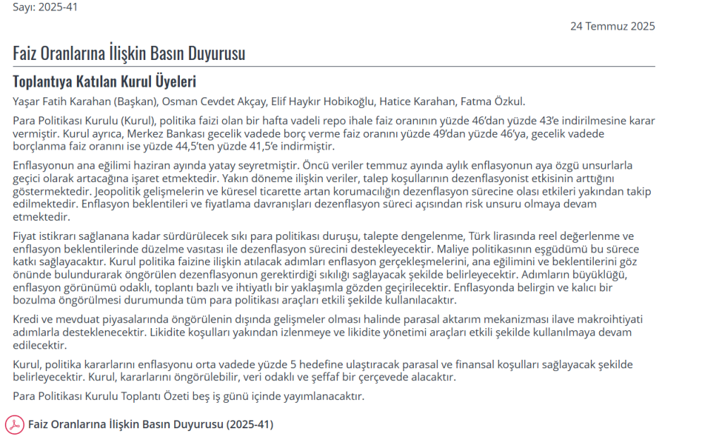 merkez bankası faiz kararı ne oldu, son dakika merkez bankası faiz oranı, merkez bankası faiz kararı açıklandı mı, merkez bankası faiz kararı son dakika, tcmb faiz kararı