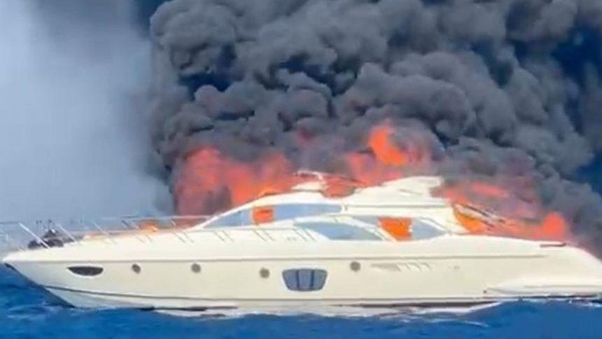 bodrum motoryat, bodrum yat yangın, bodrum yat, bodrum, bodrum türkbükü