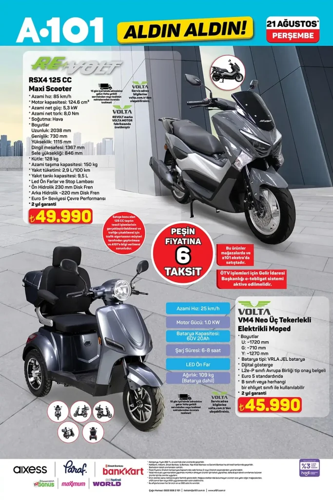a101 aktüel, a101 21 ağustos 2025, a101 elektrikli süpürge, a101 çamaşır makinesi, a101 scooter
