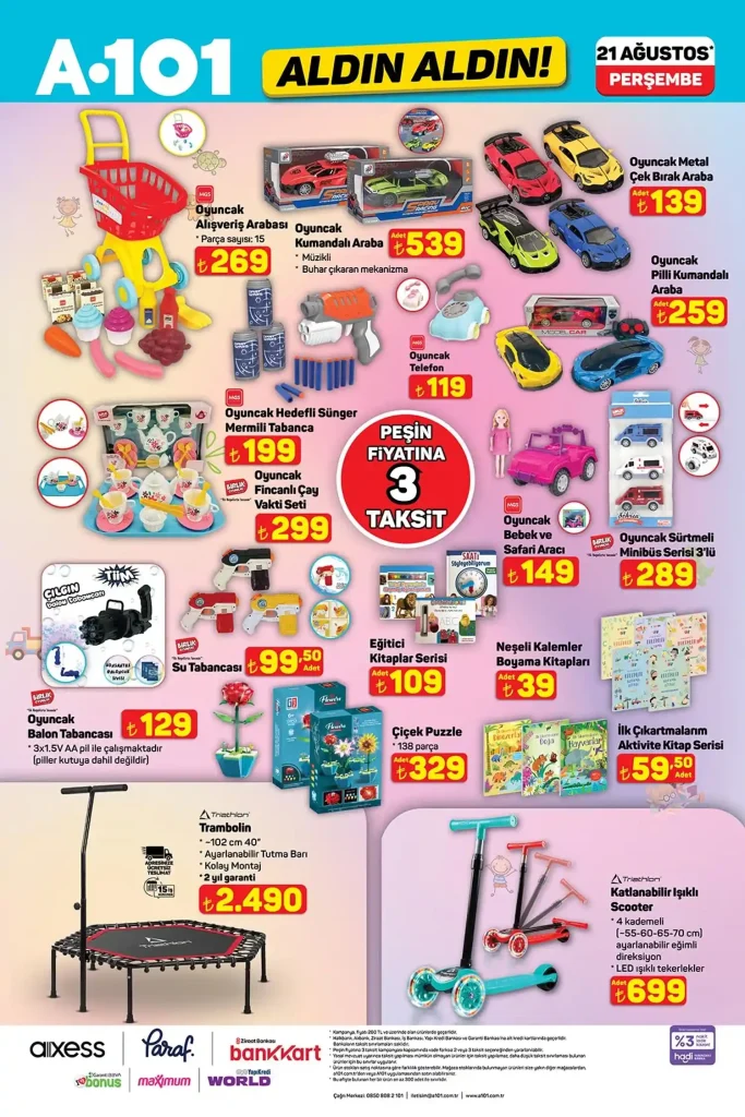 a101 aktüel, a101 21 ağustos 2025, a101 elektrikli süpürge, a101 çamaşır makinesi, a101 scooter