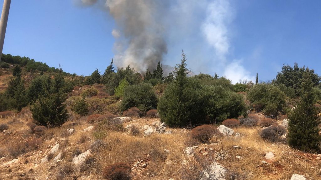 datça yangın, datça makilik yangın, datça,  datça panorama tepesi, datça makilik alan yangın