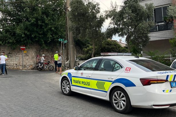 menteşe otomobil ile motosiklet kazası, menteşe kaza, menteşe trafik kazası, menteşe, menteşe motor kazası