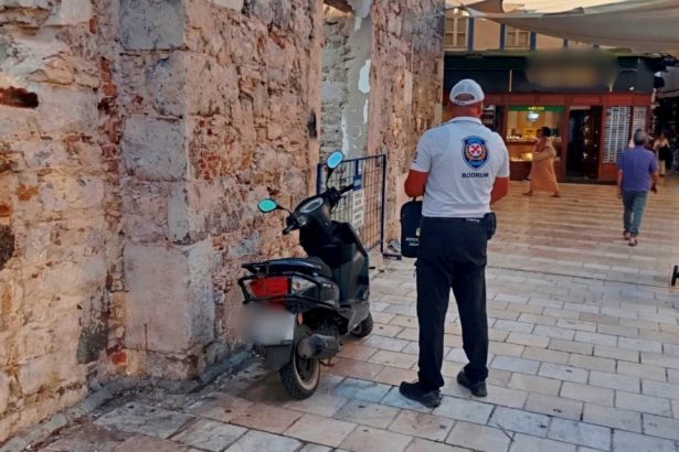 bodrum zabıta, bodrum trafik zabıta, bodrumda kaldırıma park, bodrum, bodrum belediyesi zabıta