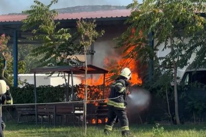 muğla cenaze aracı yangın menteşe cenaze aracı yangın