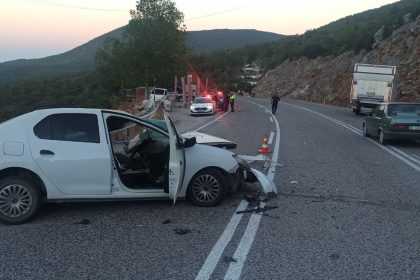 seydikemer kaza, seydikemer trafik kazası, seydikemer adem yaman, seydikemer, seydikemer otomobil ile tır